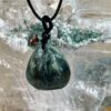 Seraphinite pendant on cord