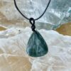 Seraphinite pendant on cord
