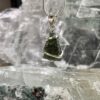 This is magnificent moldavite pendant set in 927 stirling silver thecrysalcave.com.au