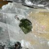 This is magnificent moldavite pendant set in 927 stirling silver thecrysalcave.com.au