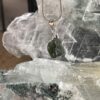 This is magnificent moldavite pendant set in 927 stirling silver thecrysalcave.com.au