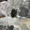 this is magnificent moldavite with herkimer diamond silver pendant thecrystalcave.com.au
