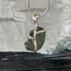 this is magnificent moldavite silver pendant thecrystalcave.com.au