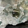 this is magnificent moldavite silver pendant thecrystalcave.com.au