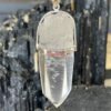 Lemurian Seed crystal pendant set in 925 silver. Ancient wisdom and earthly beauty. thecrystalcave.com.au