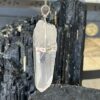 Lemurian Seed crystal pendant set in 925 silver. Ancient wisdom and earthly beauty. thecrystalcave.com.au