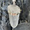 Lemurian Seed crystal pendant set in 925 silver. Ancient wisdom and earthly beauty. thecrystalcave.com.au