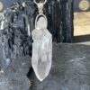 Lemurian Seed crystal pendant set in 925 silver. Ancient wisdom and earthly beauty. thecrystalcave.com.au