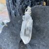 Lemurian Seed crystal pendant set in 925 silver. Ancient wisdom and earthly beauty. thecrystalcave.com.au