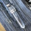 This is a Colombian Lemurian 'Blade of Light' pendant set in 925 silver. Water clear they are high vibrational stones, clarity and joy. thecrystalcave.com.au