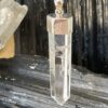 This is a Colombian Lemurian 'Blade of Light' pendant set in 925 silver. Water clear they are high vibrational stones, clarity and joy. thecrystalcave.com.au