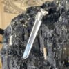 This is a Colombian Lemurian 'Blade of Light' pendant set in 925 silver. Water clear they are high vibrational stones, clarity and joy. thecrystalcave.com.au