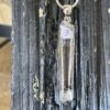 This is a Colombian Lemurian 'Blade of Light' pendant set in 925 silver. Water clear they are high vibrational stones, clarity and joy. thecrystalcave.com.au