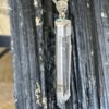 This is a Colombian Lemurian 'Blade of Light' pendant set in 925 silver. Water clear they are high vibrational stones, clarity and joy. thecrystalcave.com.au