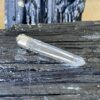 This is a Colombian Lemurian 'Blade of Light' pendant set in 925 silver. Water clear they are high vibrational stones, clarity and joy. thecrystalcave.com.au