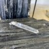 This is a Colombian Lemurian 'Blade of Light' pendant set in 925 silver. Water clear they are high vibrational stones, clarity and joy. thecrystalcave.com.au