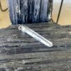 This is a Colombian Lemurian 'Blade of Light' pendant set in 925 silver. Water clear they are high vibrational stones, clarity and joy. thecrystalcave.com.au