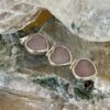 Beautiful kunzite hearts pendant set in silver