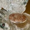 this is an oval sunstone pendant set in 925 stirling silver. it is quite beautiful. Sunstone is a stone of joy. thecrystalcave.com.au