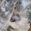 This is a Mystic Merlinite set in 927 silver pendant. Its energy opens the doorways of magic and ritual. Favoured for centuries by Druids and Shaman alike, its protective energies are revered, as it deflects negative energies. thecrystalcave.com.au
