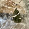 This is a beautiful moldavite 925 sterling silver pendant. Wear it daily. thecrystalcave.com.au