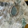 This is a beautiful Labradorite cabochon pendant in Stirling silver. thecrystalcave.com.au