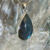 This is a beautiful Labradorite cabochon pendant in Stirling silver. thecrystalcave.com.au