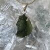 beautiful moldavite 925 silve pendant