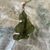 beautiful moldavite 925 silve pendant