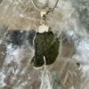 beautiful moldavite 925 silver pendant