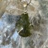 magnificent moldavite moldavite pendant silver moldavite pendant