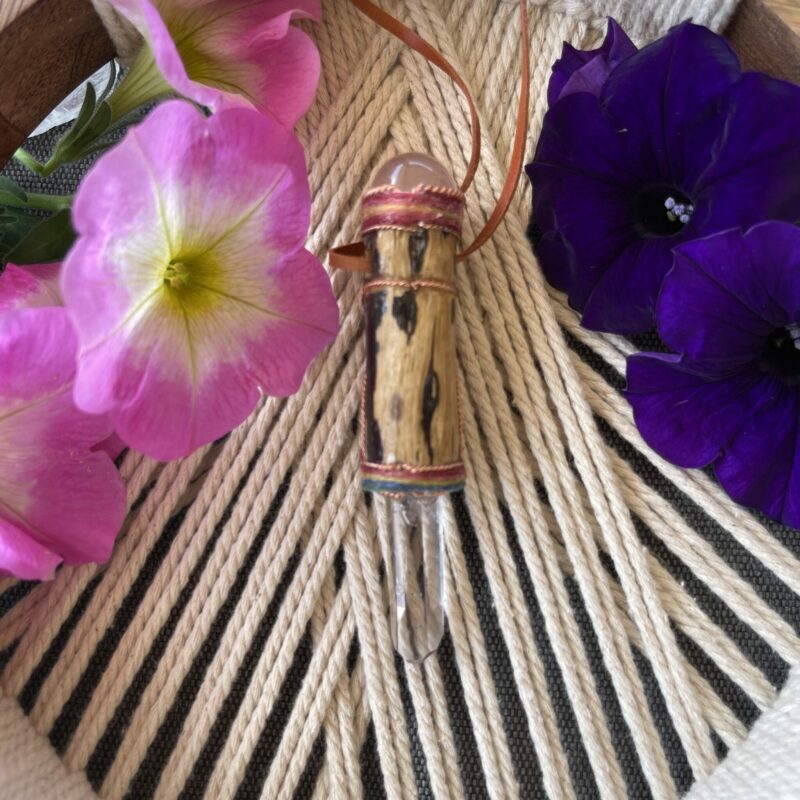 Clear Love- A talisman of love and sovereignty Wear this talisman daily to assist to enhance your own self love and inner power, gaining the abundance that life has waiting for you.