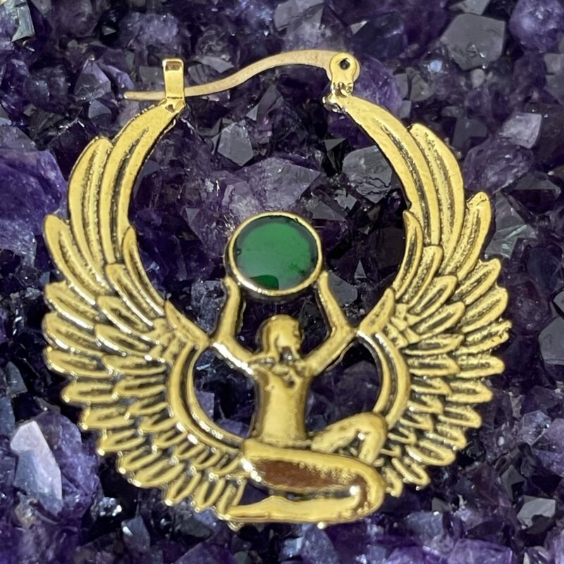 goddess isis beautiful earrings