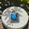 This is Labradorite protective pendant