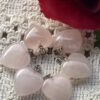 Rose Quartz Mini Heart Pendants
