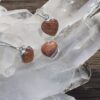 Sunstone Heart Necklace Necklace Earrings Set