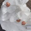 Sunstone Heart Pendant Earrings Set