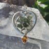 Solar Heart – Moldavite & Citrine Pendant (5.83g)