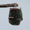 Celestial Root – Moldavite Silver Pendant (7.95g)