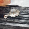 Celestial Mirror – Water Clear Herkimer Diamond Silver Pendant (5.7g)
