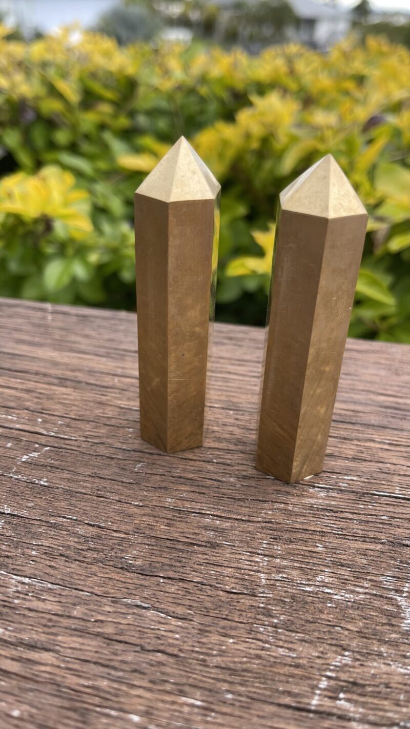 “Solar Alchemist” – Gold-Copper Auricupride Tower