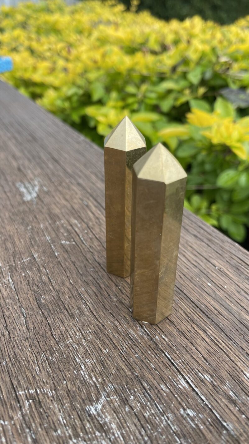 “Solar Alchemist” – Gold-Copper Auricupride Tower
