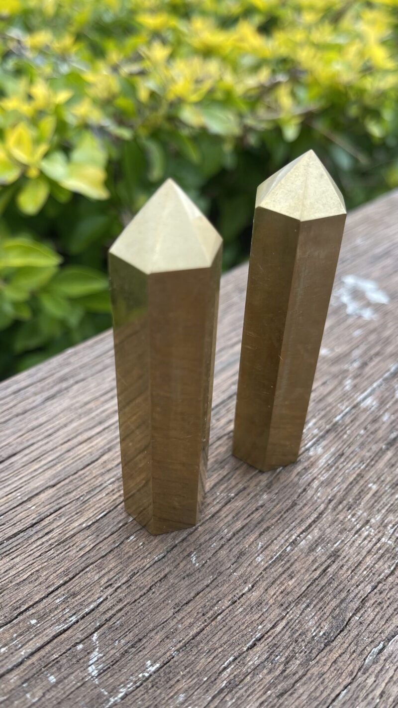 “Solar Alchemist” – Gold-Copper Auricupride Tower
