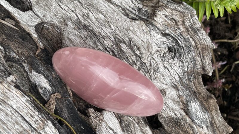 “Heart of Venus” – Rose Quartz Polished Heart 440g