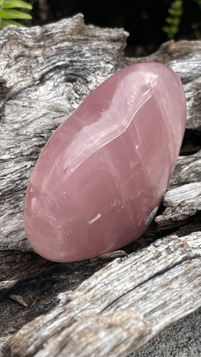 “Heart of Venus” – Rose Quartz Polished Heart 440g
